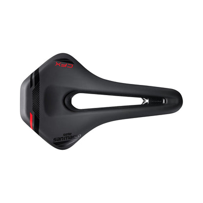 Sella SAN MARCO GROUND SHORT OPEN-FIT CARBON FX 155mm Nero