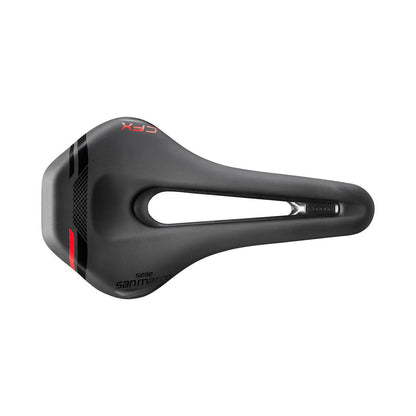 Sella SAN MARCO GROUND SHORT OPEN-FIT CARBON FX 140mm Nero
