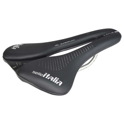 Sella ITALIA MAX NOVUS EVO BOOST GEL SUPERFLOW Rails Ti316