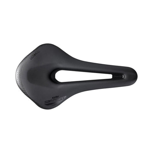 Sella SAN MARCO SHORTFIT 2.0 COMFORT OPEN-FIT DYNAMIC L3 Larghezza 155mm Rotaie Alluminio Nero