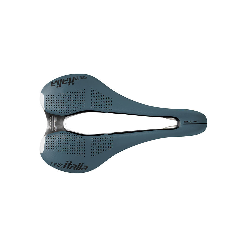 SELLE ITALIA Sella SLR BOOST GRAVEL SUPERFLOW L Tracce TI316 Blu