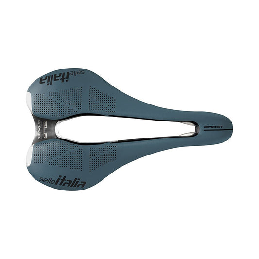 Sella SELLE ITALIA SLR BOOST GRAVEL SUPERFLOW L Binari TI316 Blu