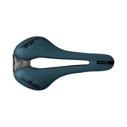 Sella SELLE ITALIA FLITE BOOST GRAVEL SUPERFLOW L Rails TI316 Blu