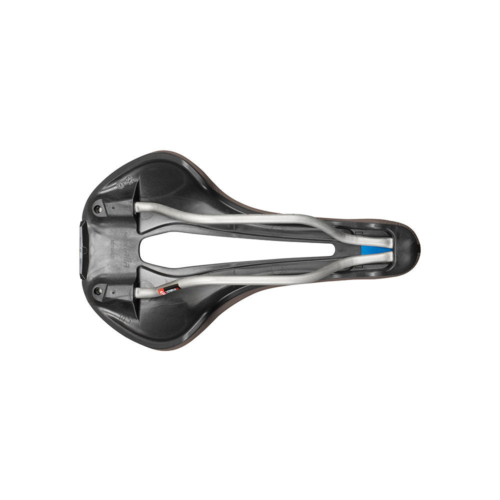 Selle ITALIA FLITE BOOST GRAVEL Sella SUPERFLOW S Rails TI316 Marrone