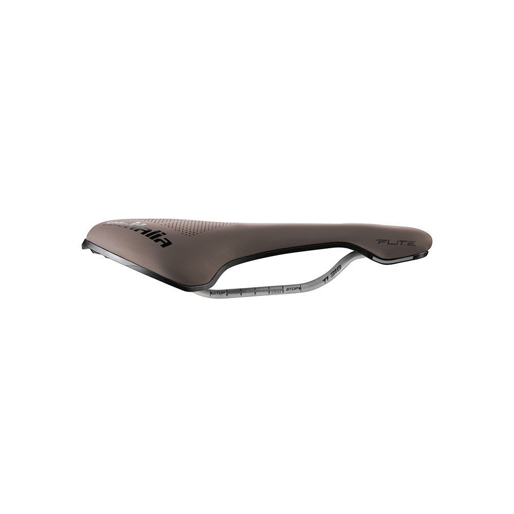 Selle ITALIA FLITE BOOST GRAVEL Sella SUPERFLOW S Rails TI316 Marrone