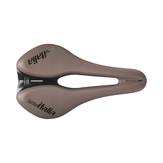 Sella SELLE ITALIA NOVUS BOOST EVO GRAVEL SUPERFLOW TM L Rails Manganese Marrone