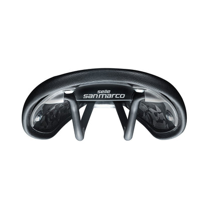Sella SAN MARCO REGAL SHORT OPEN-FIT DYNAMIC S2 Larghezza 140mm Rotaie Manganese