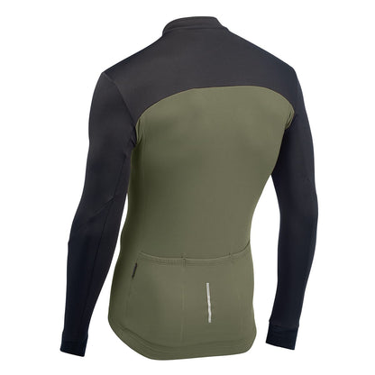 Maglia NORTHWAVE FORCE 2 Maniche Lunghe Nero/Kaki