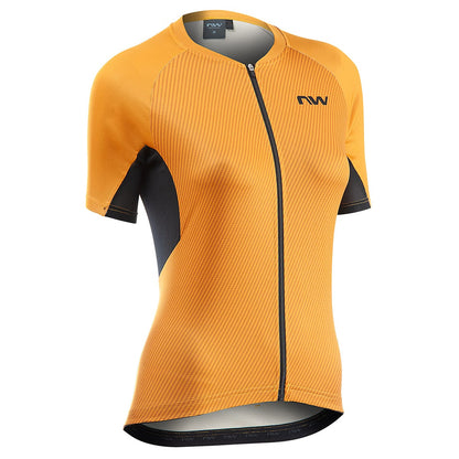 Maglia NORTHWAVE FORCE EVO Donna Maniche Corte Arancione