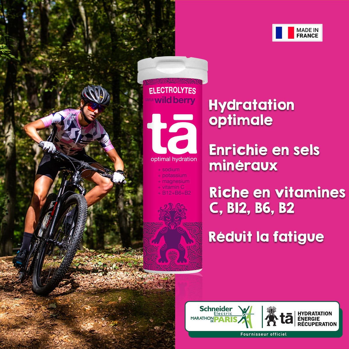 TA ENERGY Bevanda energetica (tubo da 12 pastiglie) Frutti di bosco