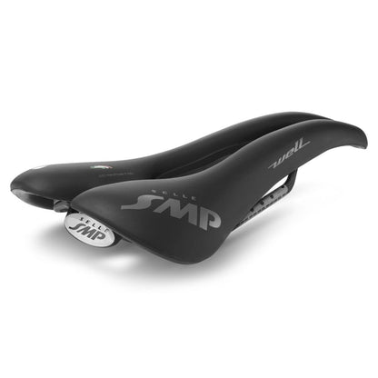 Sella SMP WELL GEL larghezza 144mm rotaie in carbonio