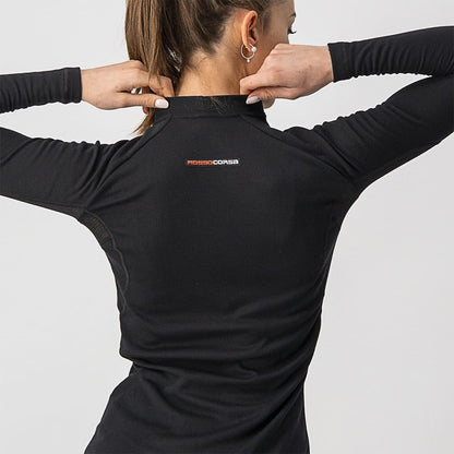 Sottoveste CASTELLI FLANDERS 2 WARM Donna Maniche Lunghe Nero