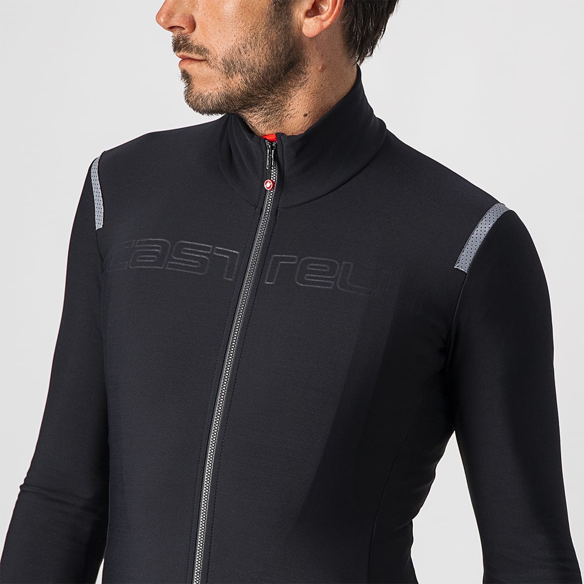 CASTELLI TUTTO NANO Maglia a maniche lunghe RoS Nero