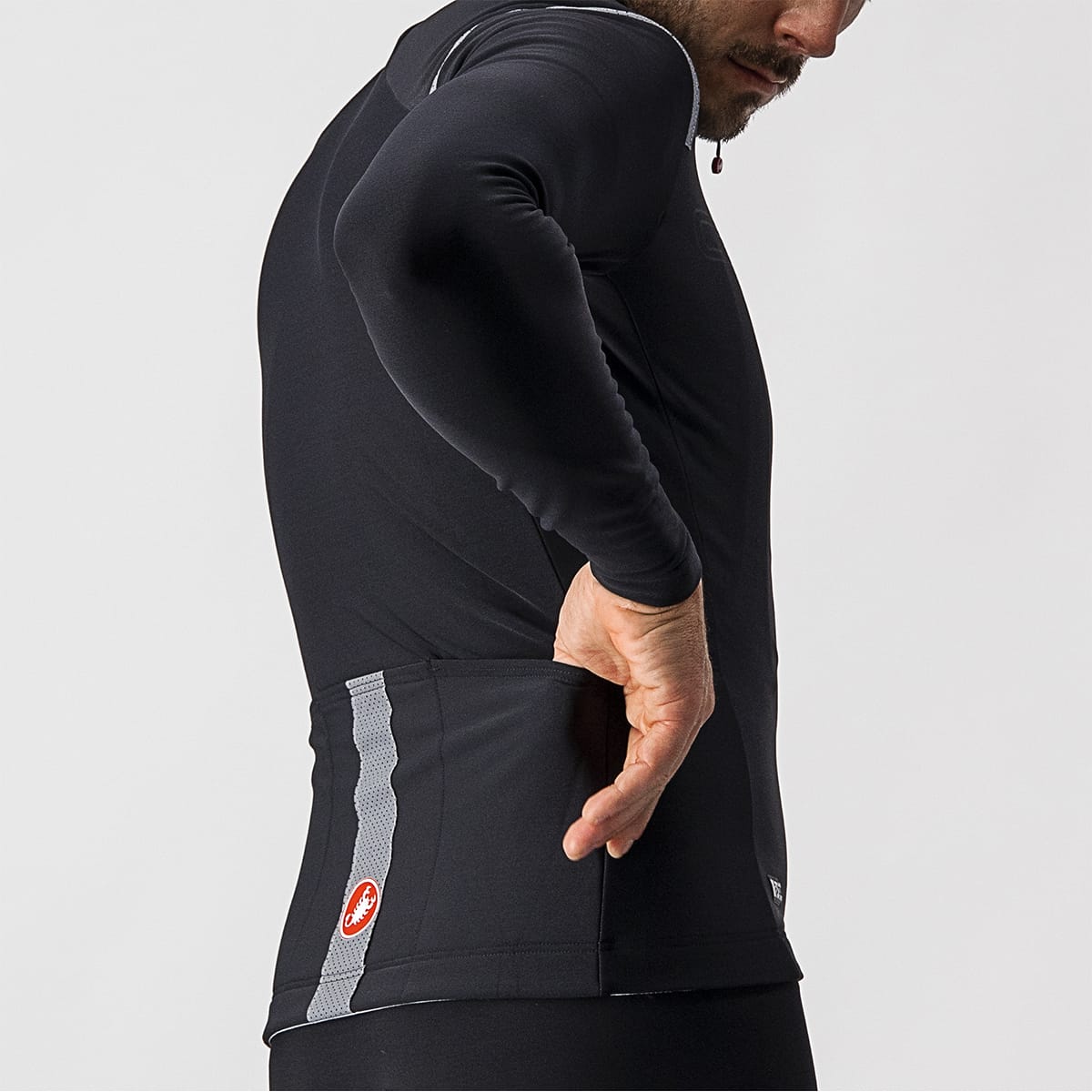 CASTELLI TUTTO NANO Maglia a maniche lunghe RoS Nero