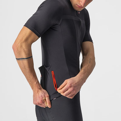 Maglia CASTELLI CLASSIFICA Maniche Corte Nero