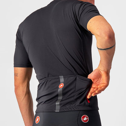 Maglia CASTELLI CLASSIFICA Maniche Corte Nero