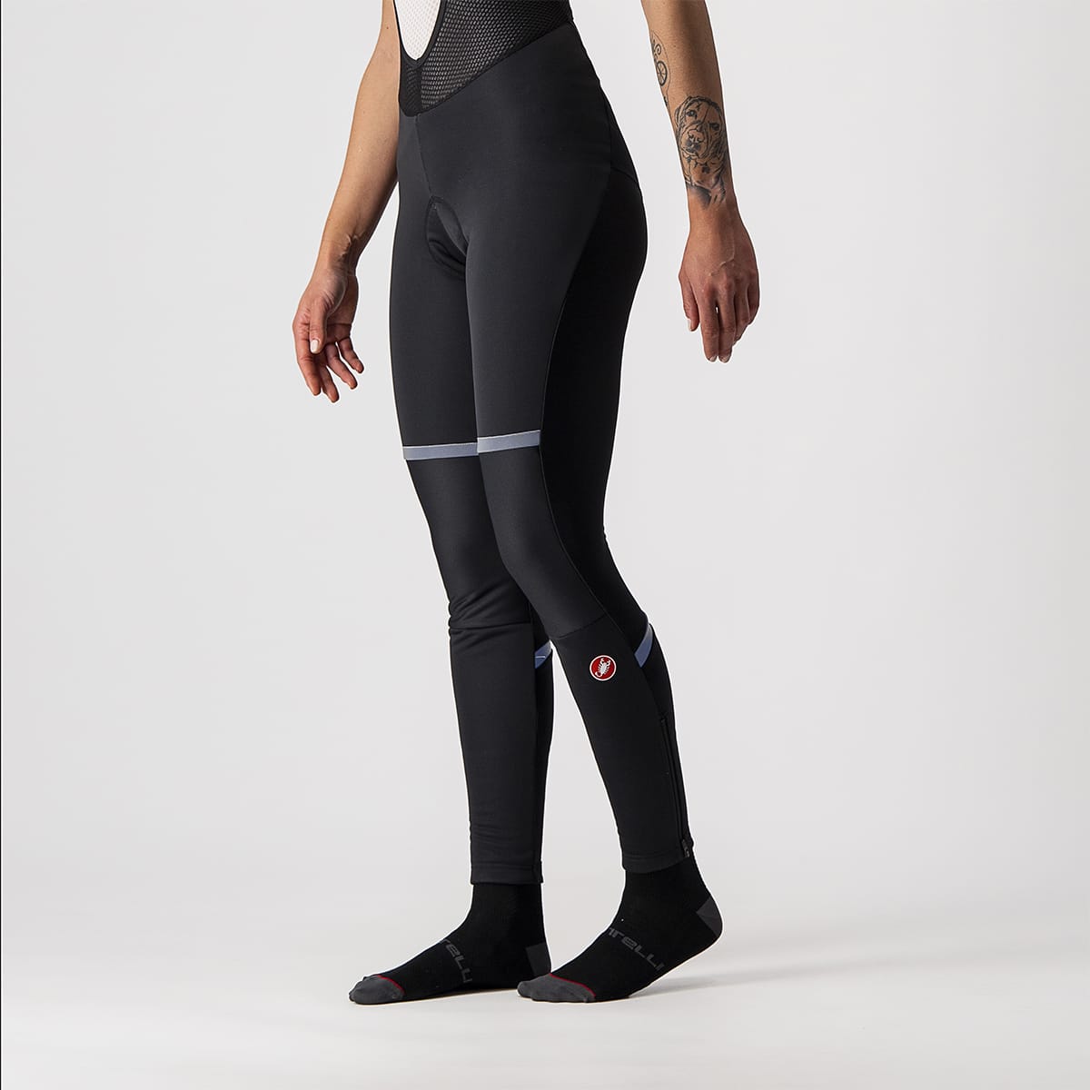 CASTELLI POLARE 3 Salopette lunga donna Nero