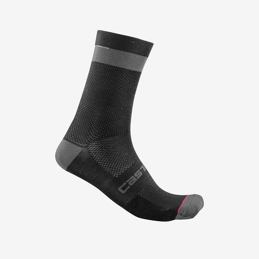 Calzini CASTELLI ALPHA 18 Nero/Grigio