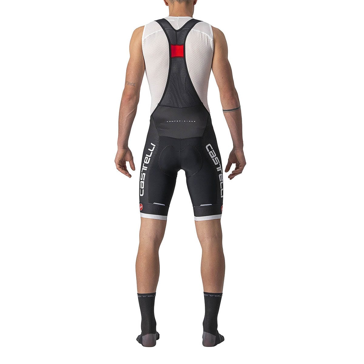 Cuissard Court à Bretelles CASTELLI COMPETIZIONE KIT Noir/Gris