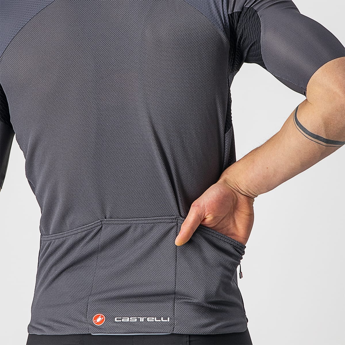 Maglia manica corta CASTELLI ENDURANCE ELITE Grigia