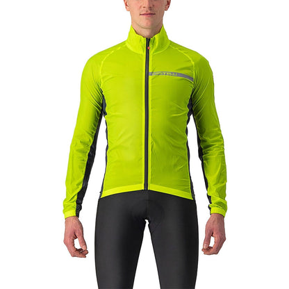 Giacca CASTELLI SQUADRA STRETCH Giallo/Grigio