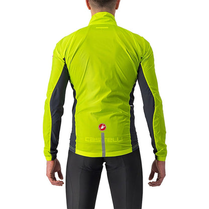 Giacca CASTELLI SQUADRA STRETCH Giallo/Grigio