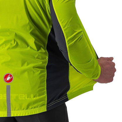 Giacca CASTELLI SQUADRA STRETCH Giallo/Grigio