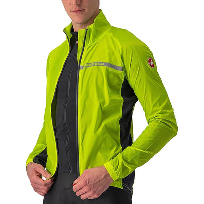 Giacca CASTELLI SQUADRA STRETCH Giallo/Grigio
