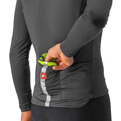 Gilet CASTELLI SQUADRA STRETCH Giallo/Grigio