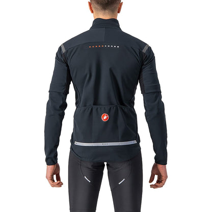 Giacca CASTELLI CONVERTIBLE PERFETTO ROS 2 Nero/Nero Reflex
