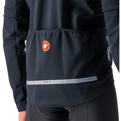 Giacca CASTELLI CONVERTIBLE PERFETTO ROS 2 Nero/Nero Reflex