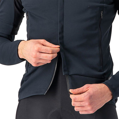 Giacca CASTELLI CONVERTIBLE PERFETTO ROS 2 Nero/Nero Reflex