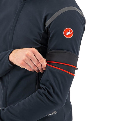Giacca CASTELLI CONVERTIBLE PERFETTO ROS 2 Nero/Nero Reflex