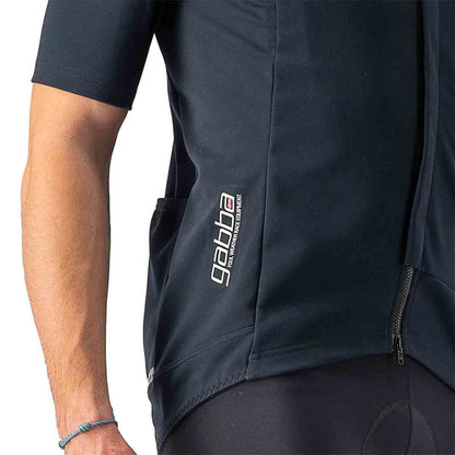 Maglia CASTELLI GABBA ROS 2 Maniche Corte Nero/Nero Reflex