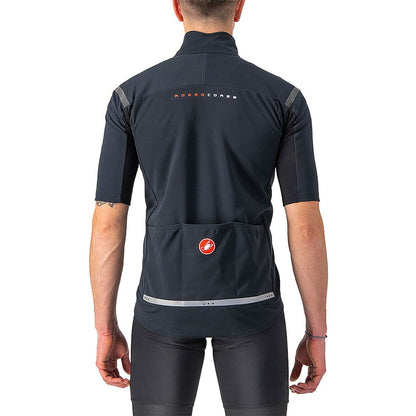 Maglia CASTELLI GABBA ROS 2 Maniche Corte Nero/Nero Reflex