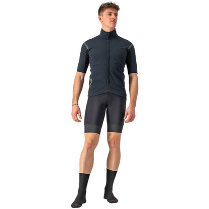 Maglia CASTELLI GABBA ROS 2 Maniche Corte Nero/Nero Reflex