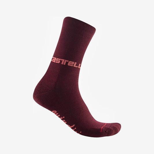 CASTELLI QUINDICI SOFT MERINO Calze da donna Bordeaux