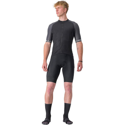 Maglia CASTELLI ENTRATA VI Maniche Corte Nero/Grigio/Avorio