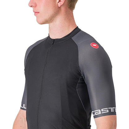 Maglia CASTELLI ENTRATA VI Maniche Corte Nero/Grigio/Avorio