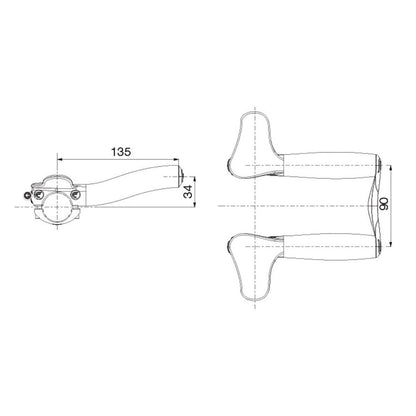 Prolunghe Manubrio DEDA CARBON BLAST