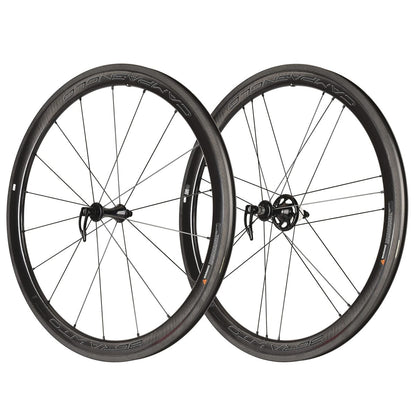 Coppia di ruote CAMPAGNOLO BORA WTO 45 DARK LABEL a pneumatici