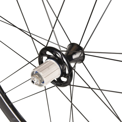 Coppia di ruote CAMPAGNOLO BORA WTO 45 DARK LABEL a pneumatici