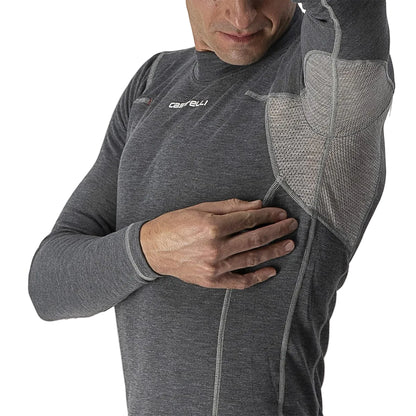 Sottomaglia CASTELLI FLANDERS WARM Maniche Lunghe Grigio