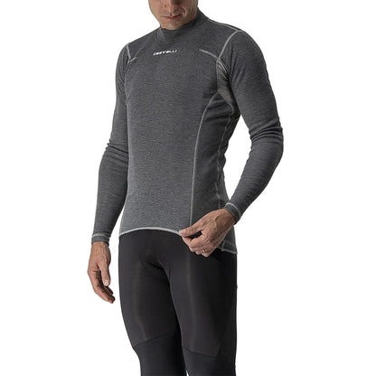 Sottomaglia CASTELLI FLANDERS WARM Maniche Lunghe Grigio