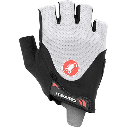 Guanti Corti CASTELLI ARENBERG GEL 2 Bianco/Nero