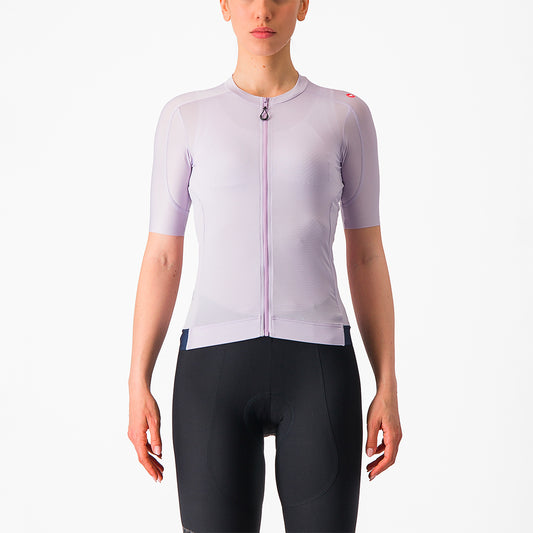 Maglia manica corta da donna CASTELLI ESPRESSO Lavanda