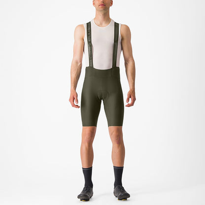 Salopette Corta CASTELLI ESPRESSO Kaki