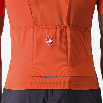 Maglia CASTELLI UNLIMITED ENTRATA 2 Maniche Corte Arancione