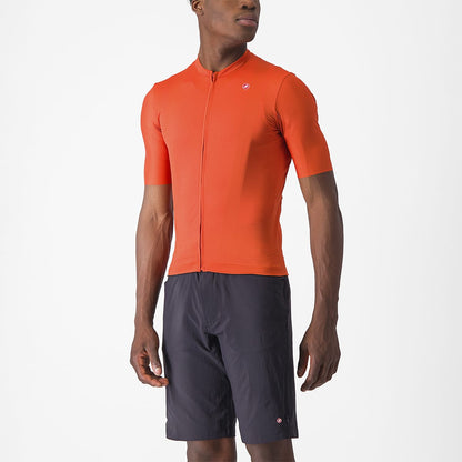Maglia CASTELLI UNLIMITED ENTRATA 2 Maniche Corte Arancione