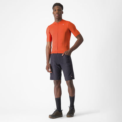 Maglia CASTELLI UNLIMITED ENTRATA 2 Maniche Corte Arancione